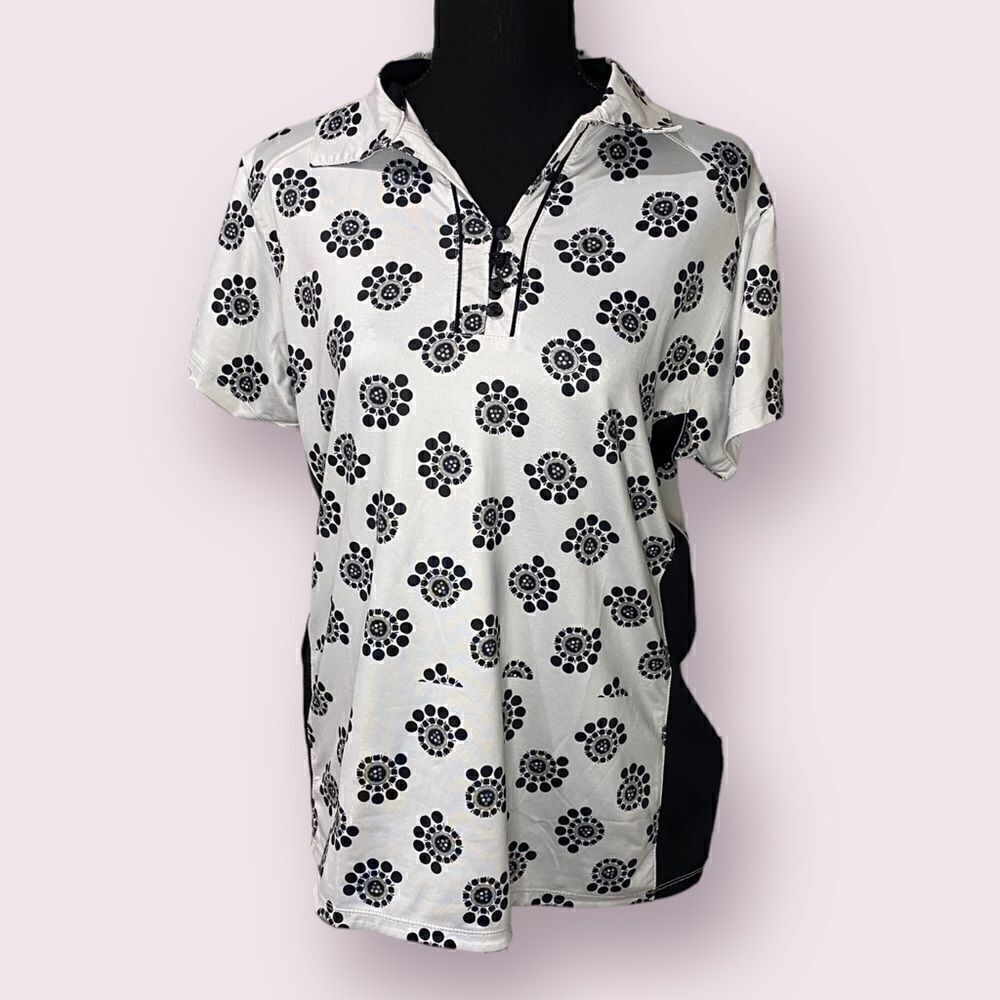Nancy Lopez Women’s Golf Shirt Delux Dri Size L
